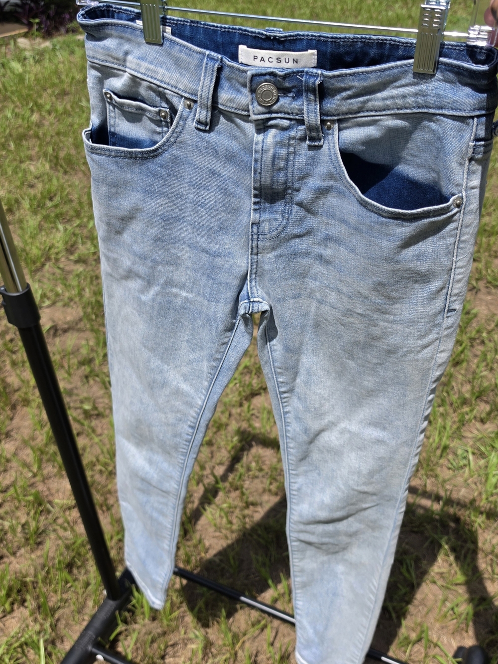 PACSUN Men's Light Blue Slim Jeans
